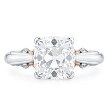 natural cushion diamond 1.50ct ring side angle