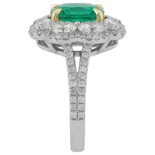 Dazzling Precious Stone Ring 2 ct – top view