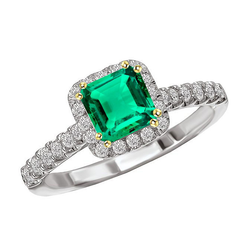 Natural GIA Certified Emerald Precious Stone Ring 3 ct