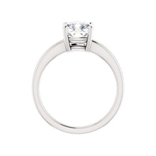 Earth-Mined Fine Diamond Proposal Ring – angle view