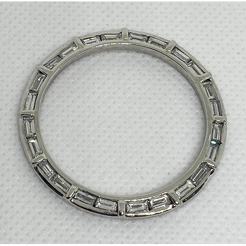 Custom Natural Real Diamond ( Not Lab Grown ) Rolex Bezel Baguette Earth Mined Natural Real Diamond ( Not Lab Grown )s Platinum 36 mm