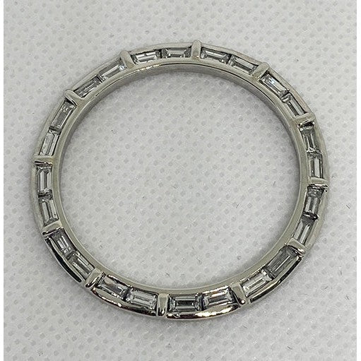 Custom Natural Real Diamond ( Not Lab Grown ) Rolex Bezel Baguette Earth Mined Natural Real Diamond ( Not Lab Grown )s Platinum 36 mm