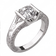 Custom Jewellery Antique Style Real Natural Earth Mined DIAMOND ( NOT LAB GROWN ) Anniversary Ring