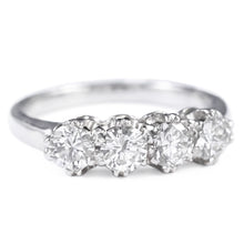 Custom Jewellery Old Miner Natural Earth Mined Diamond Anniversary Ring