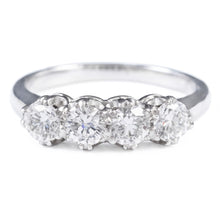 Custom Jewellery Old Miner Natural Earth Mined Diamond Anniversary Ring