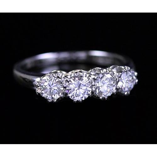 Custom Jewelry Old Miner Natural Diamond Anniversary Ring