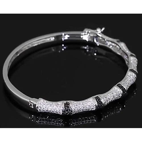 Custom Jewelry Real Diamond Bangle Women White Gold