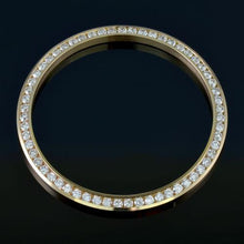 Custom Natural Earth Mined Diamond 26 mm Bezel To Fit Rolex Datejust Or Watch 2.25 Carats