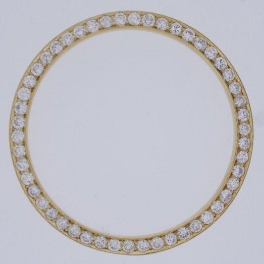Custom Round Real Diamond Bezel To Fit Rolex Datejust Or President Watch 2.50 Ct. 36 Mm