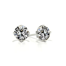 Old Mine Cut Diamond ring in 14K White Gold – main view
