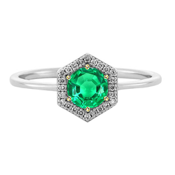 Designer Colored Stone Ring – Fine Emerald 2 ct from HarryChadEnt