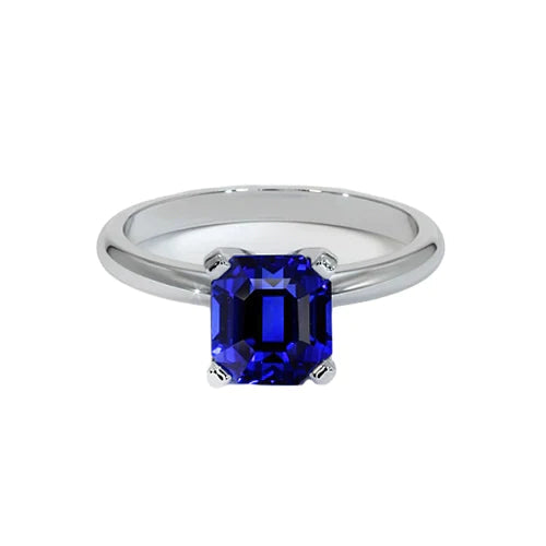 Dark Blue 4 Ct Sapphire Ring