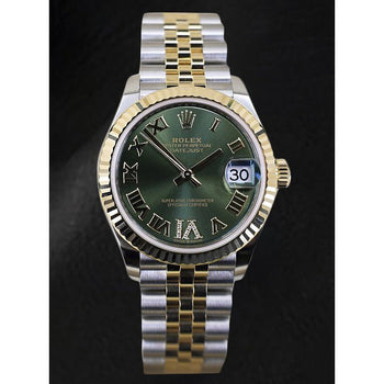 Date-just 278273 Rolex 31mm Roman Dial Gold and Steel Watch