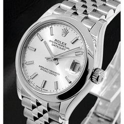 Date-just 31mm Rolex 278240 Silver Luminous Ladies Watch