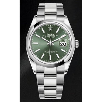 36mm Mint Green Luminous Dial