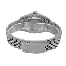 Date Just Rolex Mens Watch Blue Stick Dial Ss Datejust QUICK SET