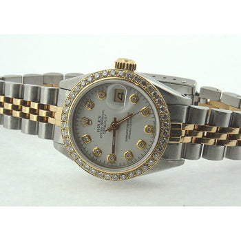 White Diamond Dial Rolex 