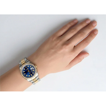 Datejust Rolex Men Yellow Gold Ss Two Tone Watch QUICK SET