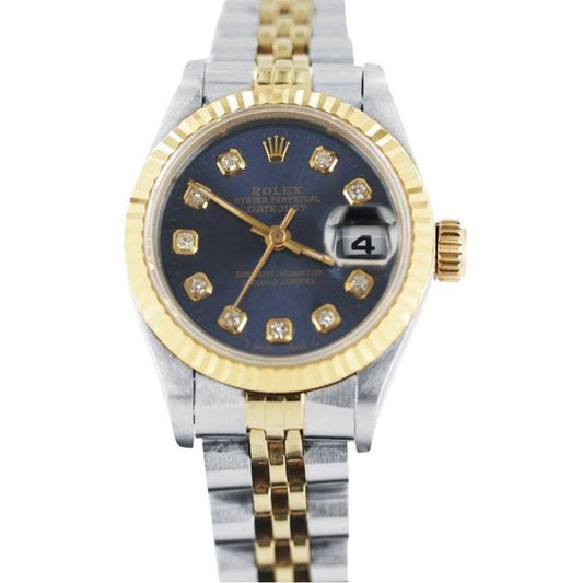 Blue Diamond Dial Ladies Watch