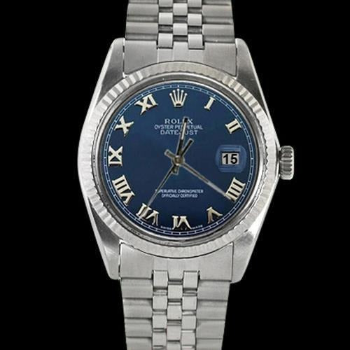 Roman Dial Fluted Sapphire QUICK SET