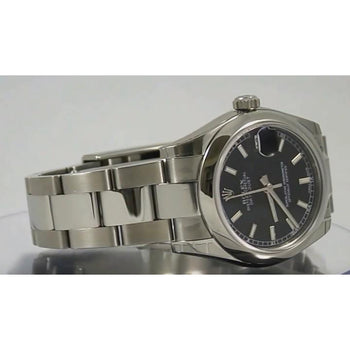 Black Dial Stainless Steel Rolex