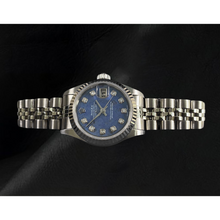 Datejust 26mm Rolex  Blue Diamond Dial 2002 Year Women's Watch