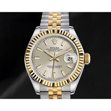 Datejust 279173 Rolex Luminous Dial Fluted Two Tone 28 mm Jubilee Women's Watch