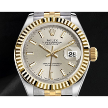 Datejust 279173 Rolex Luminous Dial Fluted Two Tone 28 mm Jubilee Women's Watch