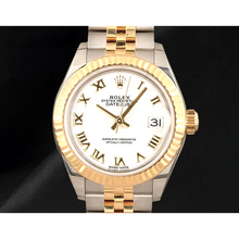 Datejust 279173 Rolex White Roman Dial Two Tone Women Watch