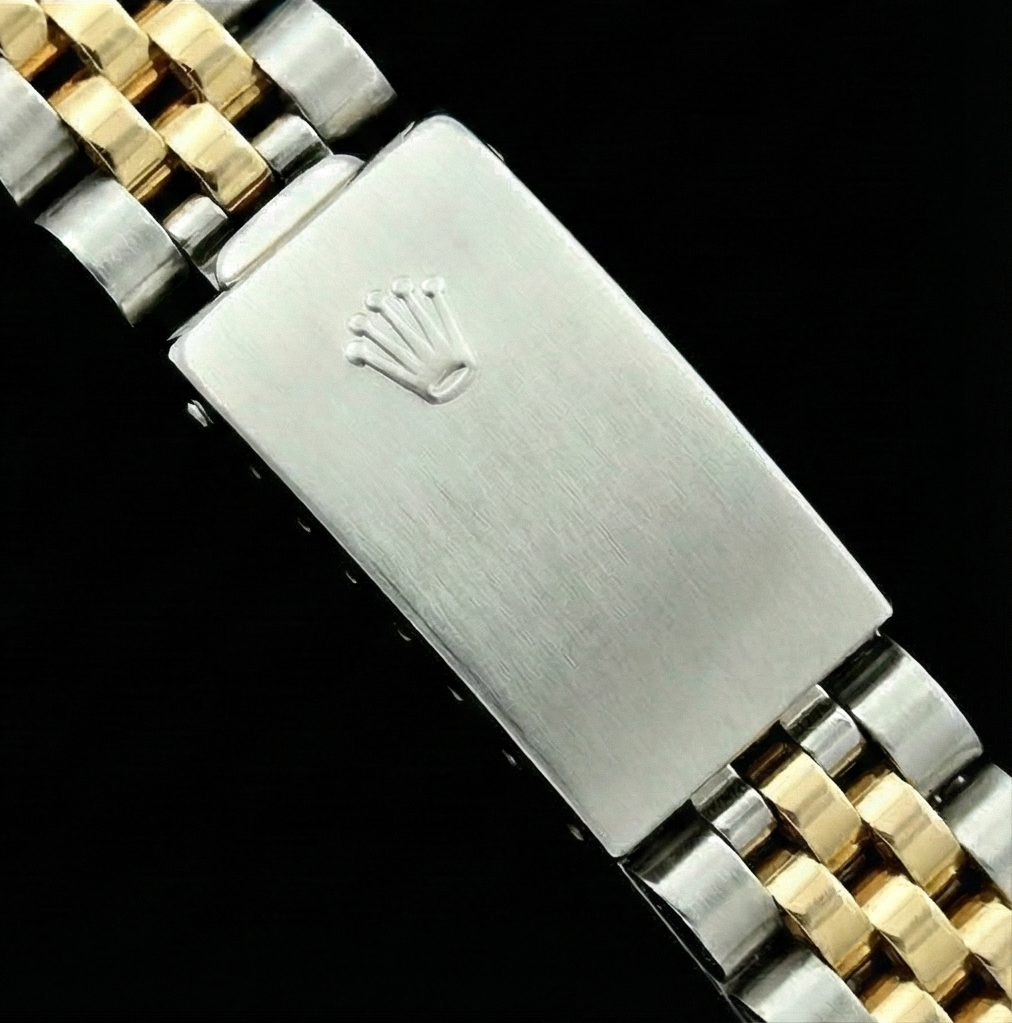 Datejust Champagne Stick Dial Rolex Lady Watch Ss & Bezel