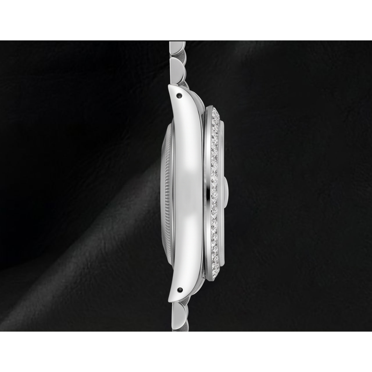 Datejust Rolex 26mm Diamond Bezel Blue Diamond Dial 6916 Stainless Steel Watch