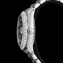 Datejust Rolex 26mm Diamond Bezel Blue Diamond Dial 6916 Stainless Steel Watch