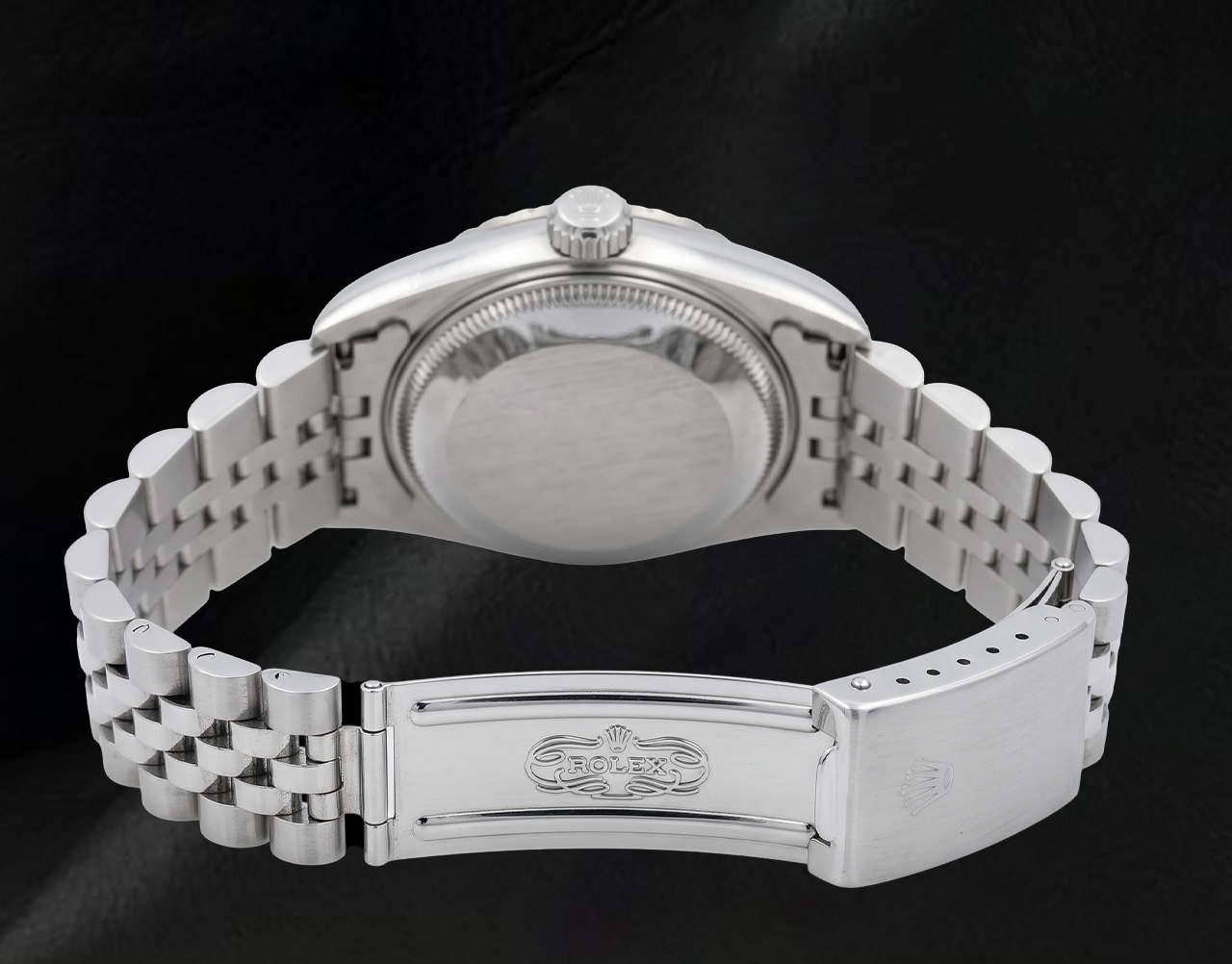 Datejust Rolex 6916 String Diamond Dial 26mm Stainless Steel Watch