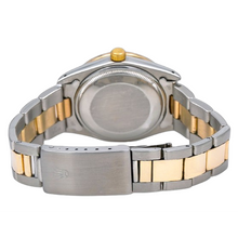 Datejust Rolex Men Yellow Gold Ss Two Tone Watch QUICK SET