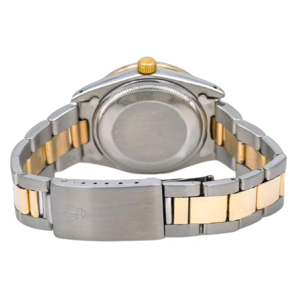 Datejust Rolex Men Yellow Gold Ss Two Tone Watch QUICK SET