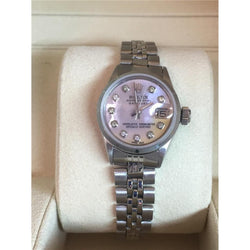 Datejust Rolex Watch Jubilee Bracelet Natural Earth Mined Diamond Dial Stainless Steel
