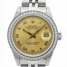 Datejust Ss Jubilee Lady Watch Rolex Natural Earth Mined Diamond Bezel