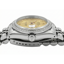 Datejust Ss Jubilee Lady Watch Rolex Natural Earth Mined Diamond Bezel