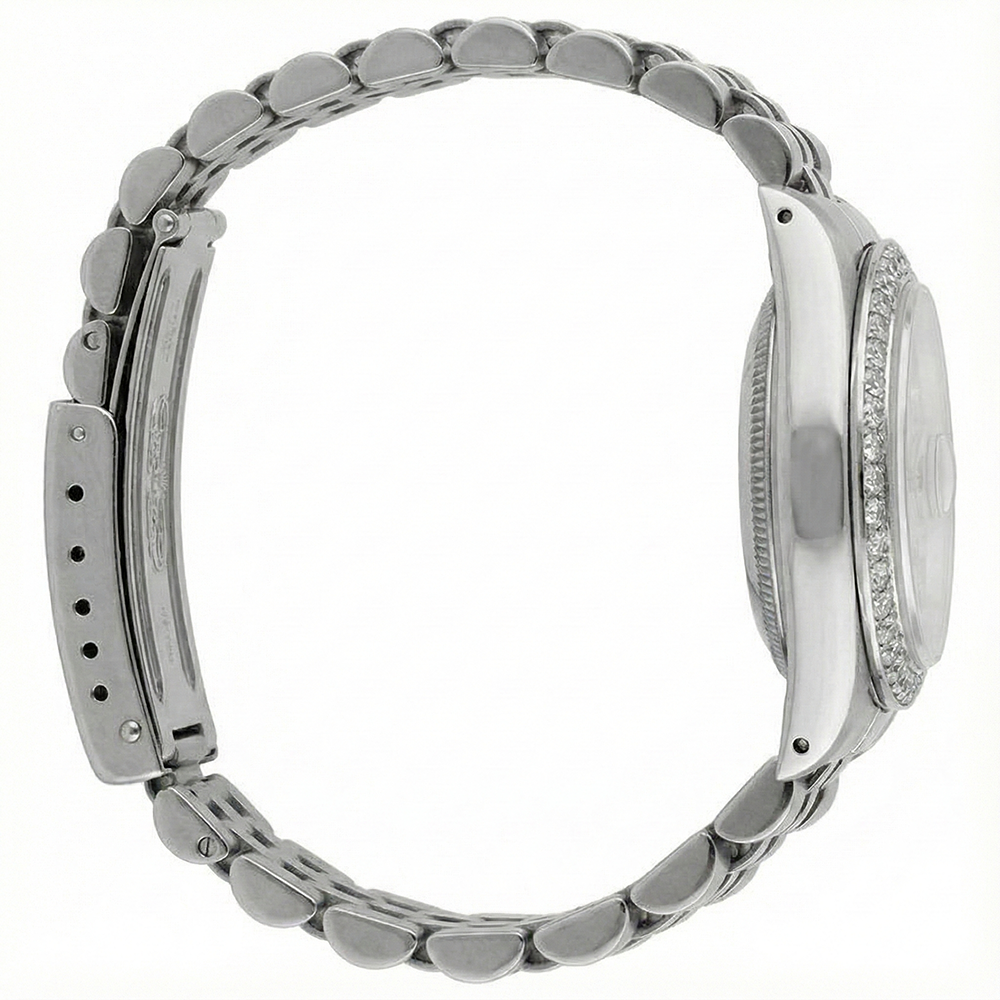 Datejust Ss Jubilee Natural Earth Mined Diamond Lady Rolex Watch Champagne