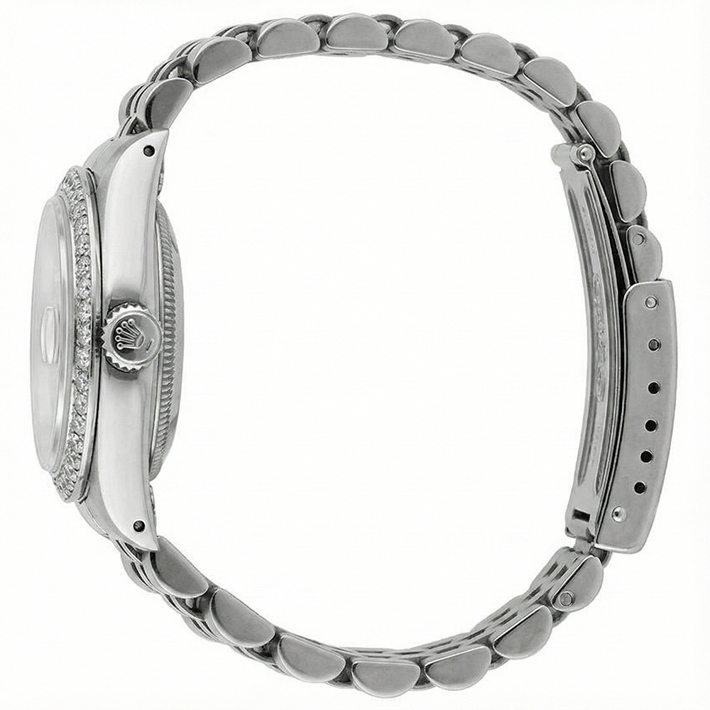 Datejust Ss Jubilee Natural Earth Mined Diamond Lady Rolex Watch Champagne