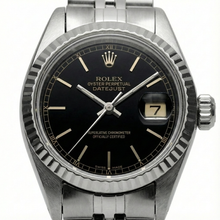 Datejust Stick Dial Fluted Bezel Watch Rolex Ss Jubilee