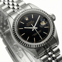 Datejust Stick Dial Fluted Bezel Watch Rolex Ss Jubilee
