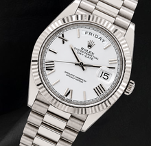 Rolex Day Date 228239 40mm White Roman Dial White Gold 18K watch