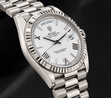 Rolex Day Date 228239 40mm White Roman Dial White Gold 18K watch