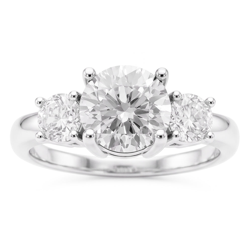 Dazzling 3-Stone Ring – Diamond 2.50 ct from HarryChadEnt