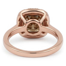 Designer Halo Ring with Desert Diamond Diamond – 2 ct