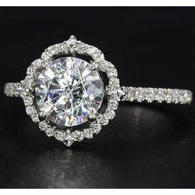 Diamond Engagement Ring Natural Halo 3 Carats