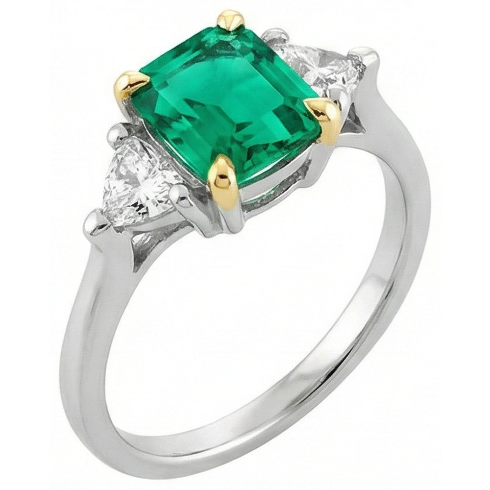 Brilliant Gemstone Ring 3.50 ct – front view