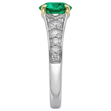 Brilliant Precious Stone Ring 2.50 ct – top view