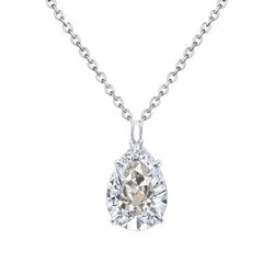 Authentic Diamond Pendant Necklace – 14K White Gold 1 ct